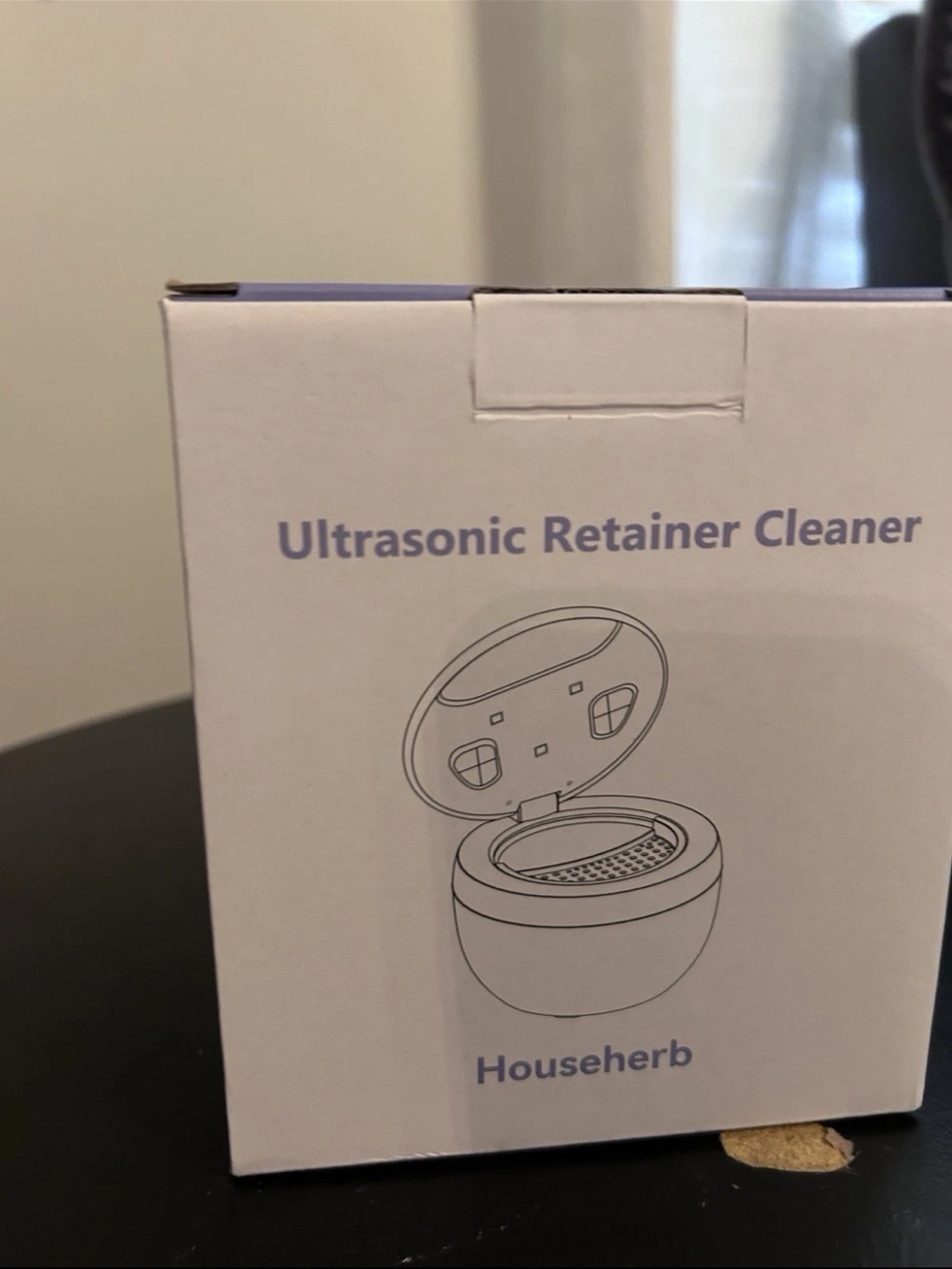 White Ultrasonic Retainer Cleaner - Compact Personal Cleaner